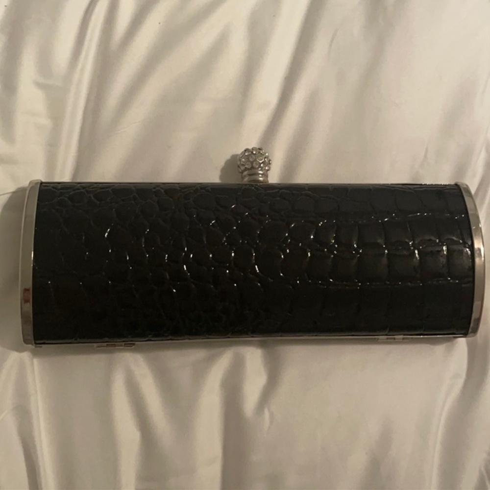 Black clutch with chain (new)